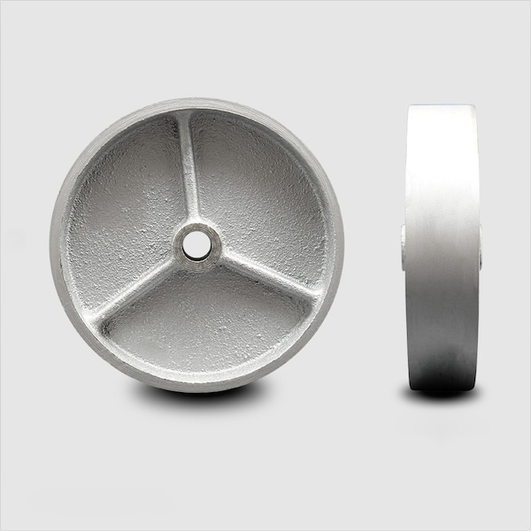 Service Caster SCC - 5" Semi Steel Cast Iron Wheel Only - 1/2" Bore - 400 lbs Capacity SCC-SSS514 - main